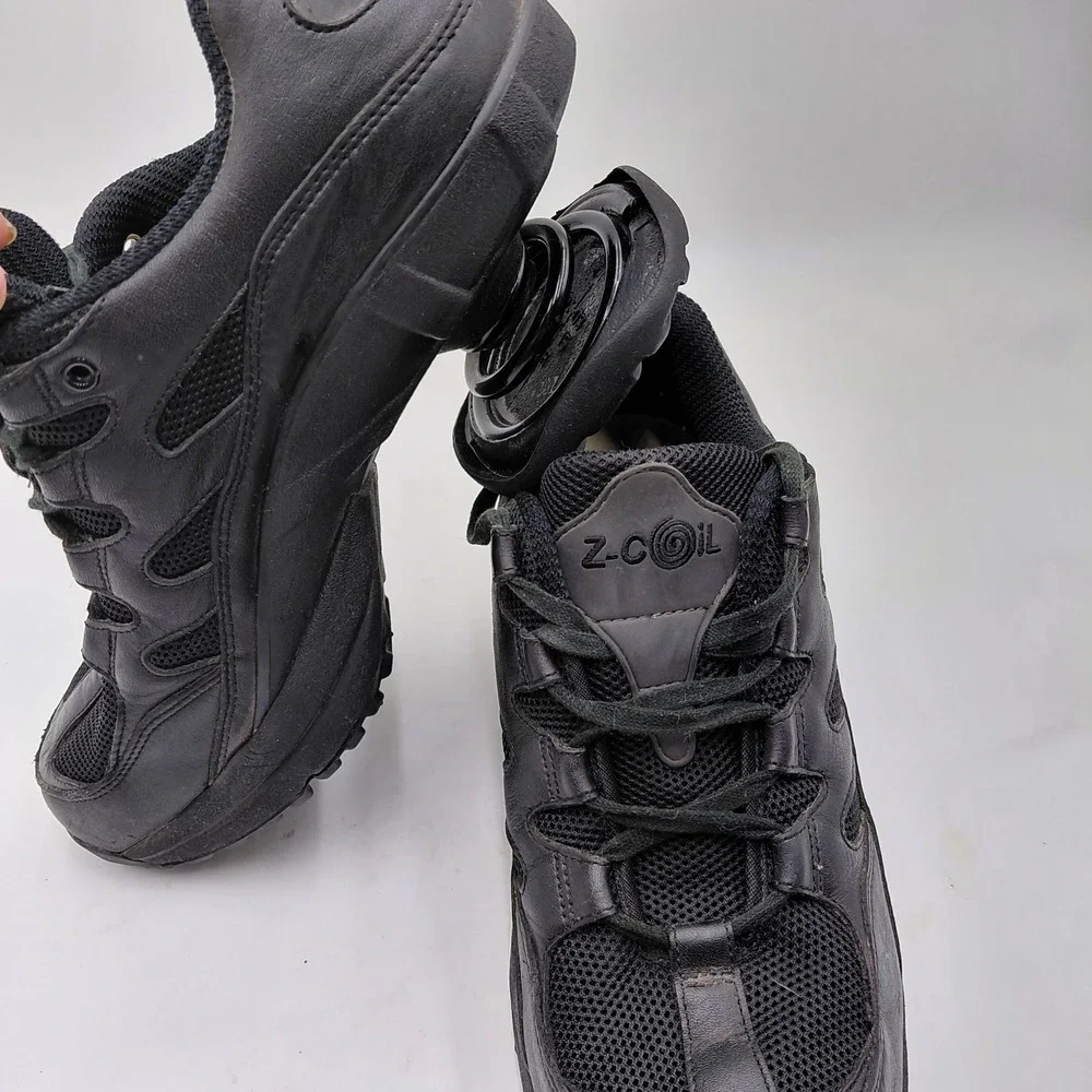 Z-Coil Mens 11 Orthopedic Shoes Freedom Comfort Black Leather Walking Spring